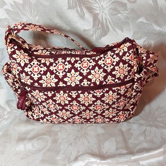 Vera Bradley 'On the Go'•Shoulder Crossbody Bag•Retired Medallion Print - Picture 3 of 11